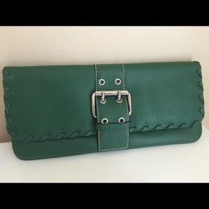 BCBGMaxAzria Green Clutch
